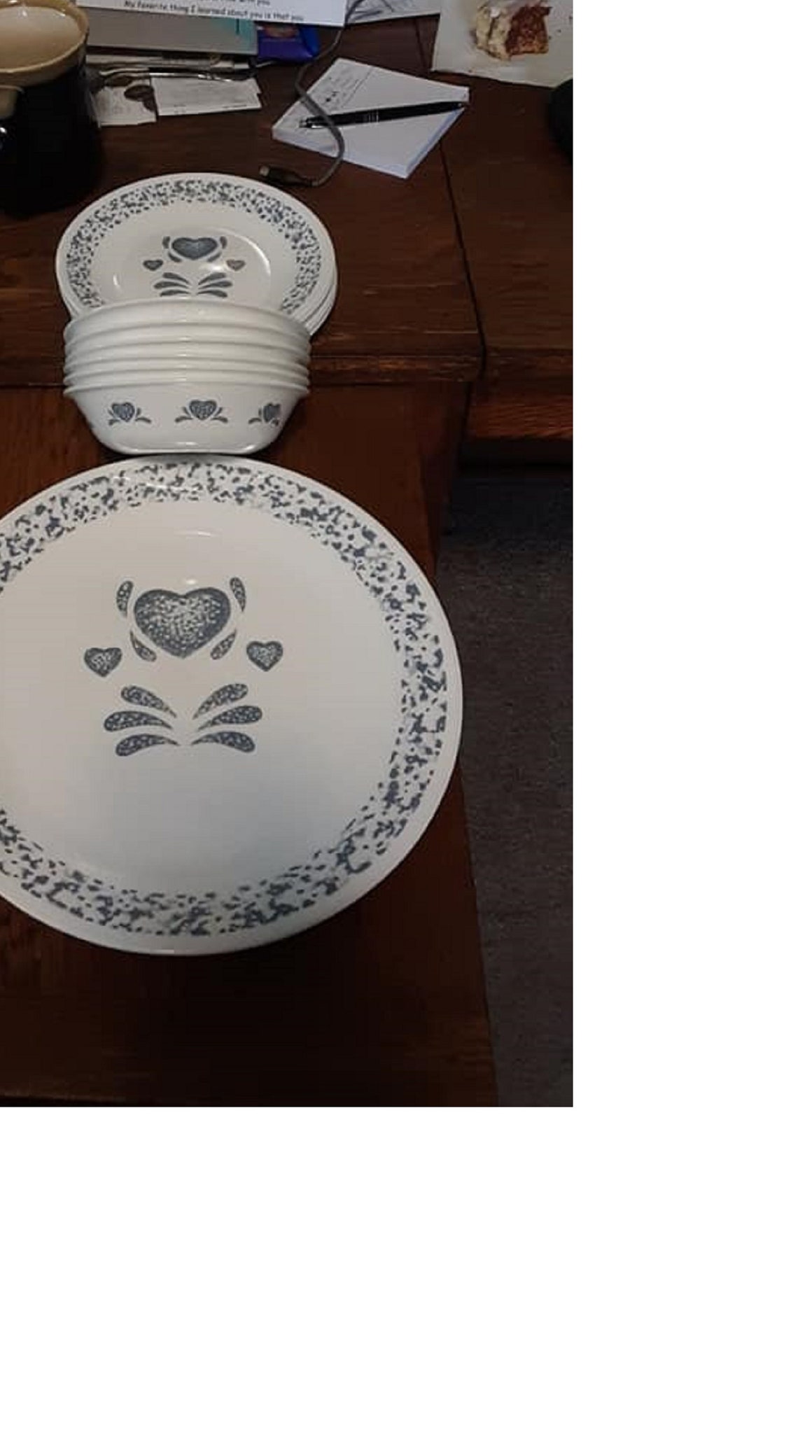 Vintage Corelle Plates and Bowls Etsy