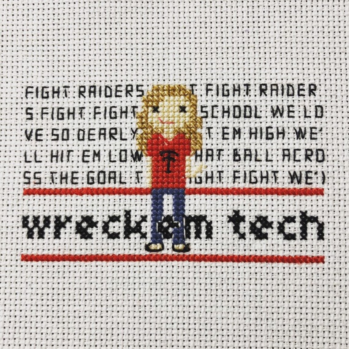 Custom College Cross Stitch Etsy