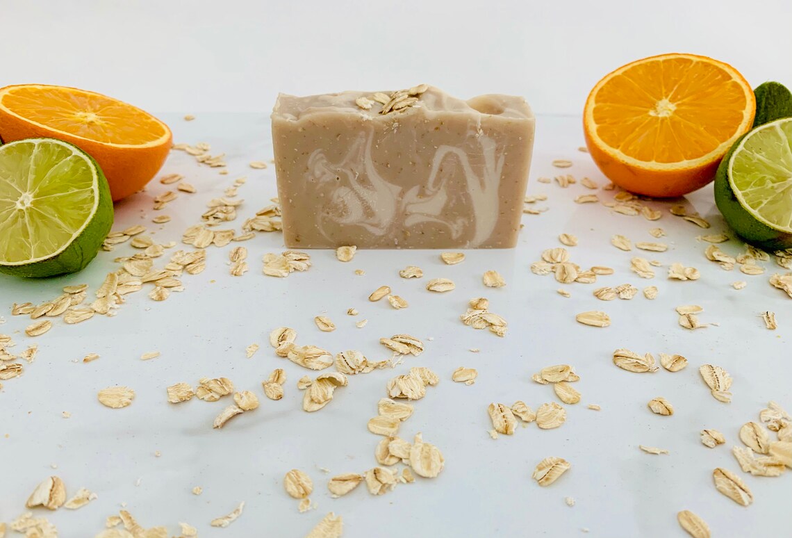 Oats and Honey Natural Soap for dry itchy skin Eczema Soap Etsy