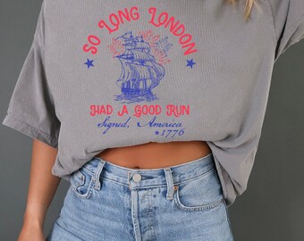 So Long London 4 juli-T-shirt