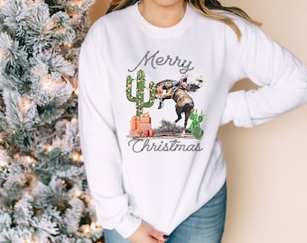 Merry Christmas Western Tee.