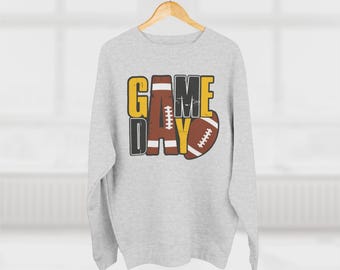 Black and Gold Game day sweatshirt