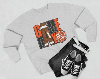 Orange and White Gameday Cheer Tee