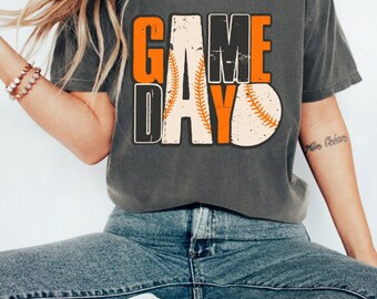 Orange and White Game Day Adult