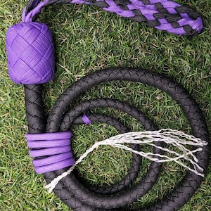 Paracord Pocket Whip 30 inch Snake Whip 8 plait. Dusk til Dawn shot loaded core and fully waxed