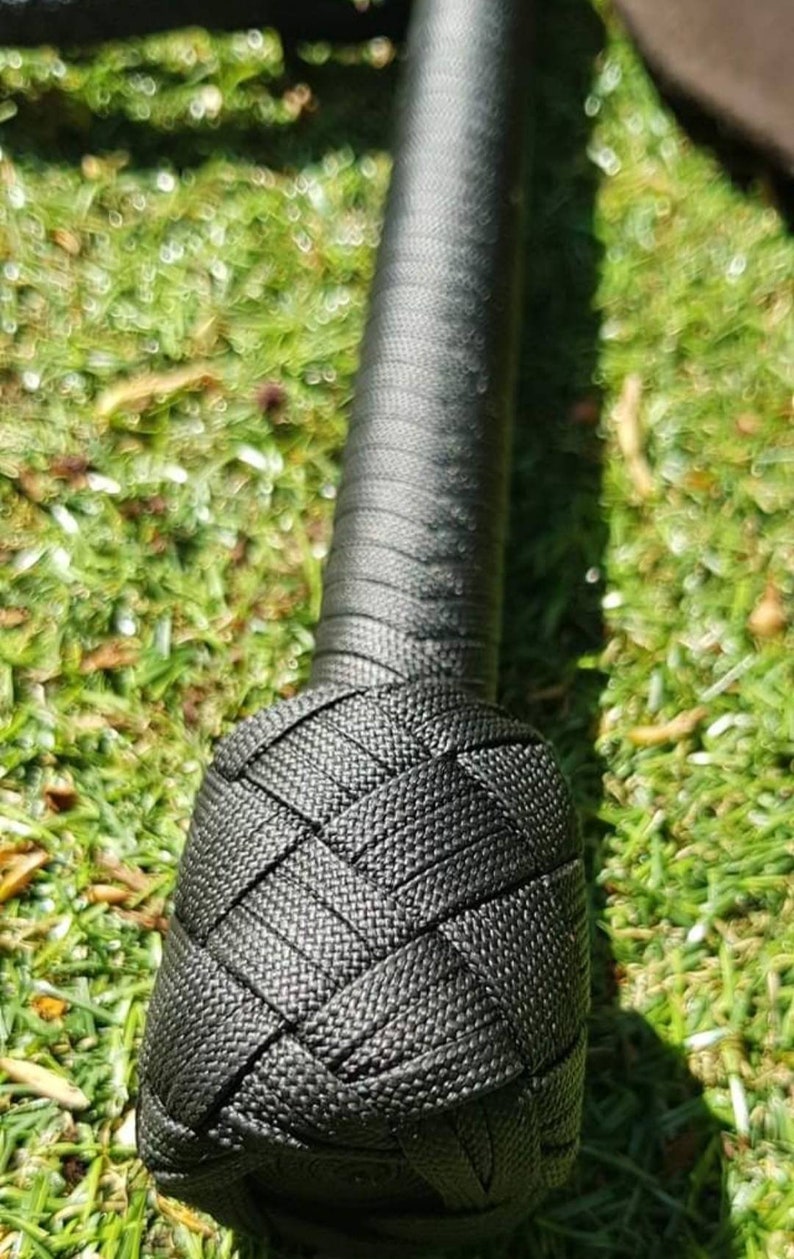 Frusta In Nylon/Paracord Intrecciato Rosso E Nero – 16 Trecce, Belly Whip, Stile Indiana Jones, Per Collezione O Spettacolo