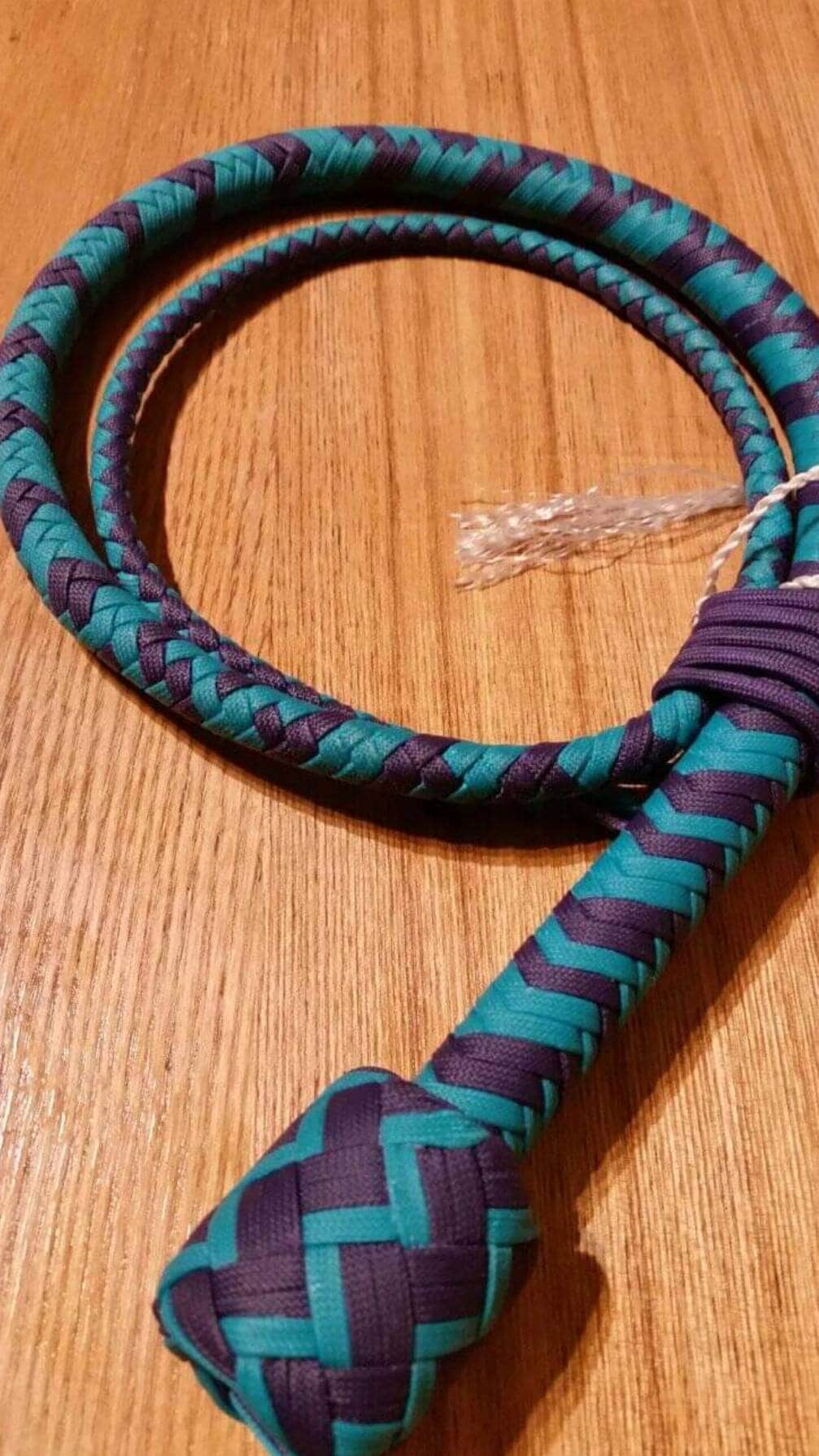 Paracord Snake Whip 3.5ft Shot Core Fully Waxed Etsy