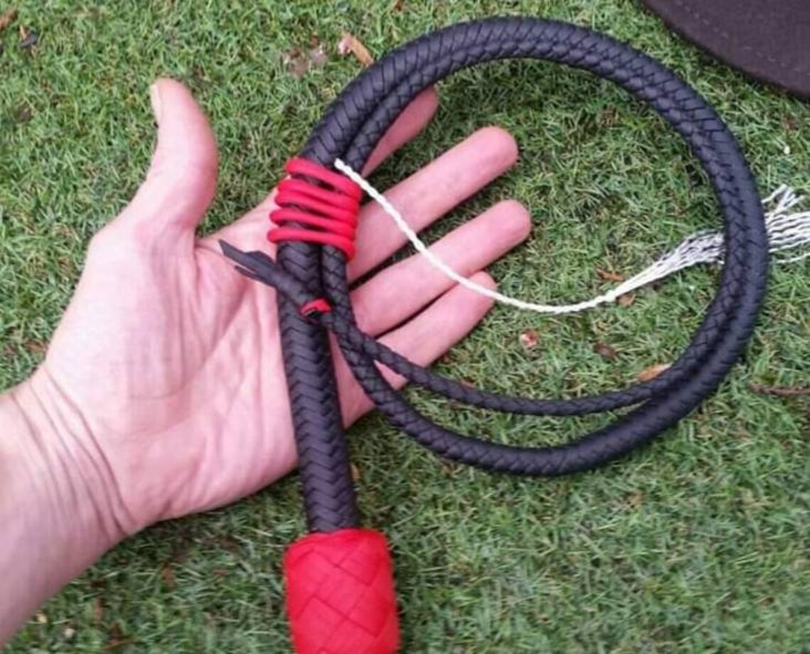 Paracord Snake Whip 3.5ft Shot Core Fully Waxed 12 Plait Etsy
