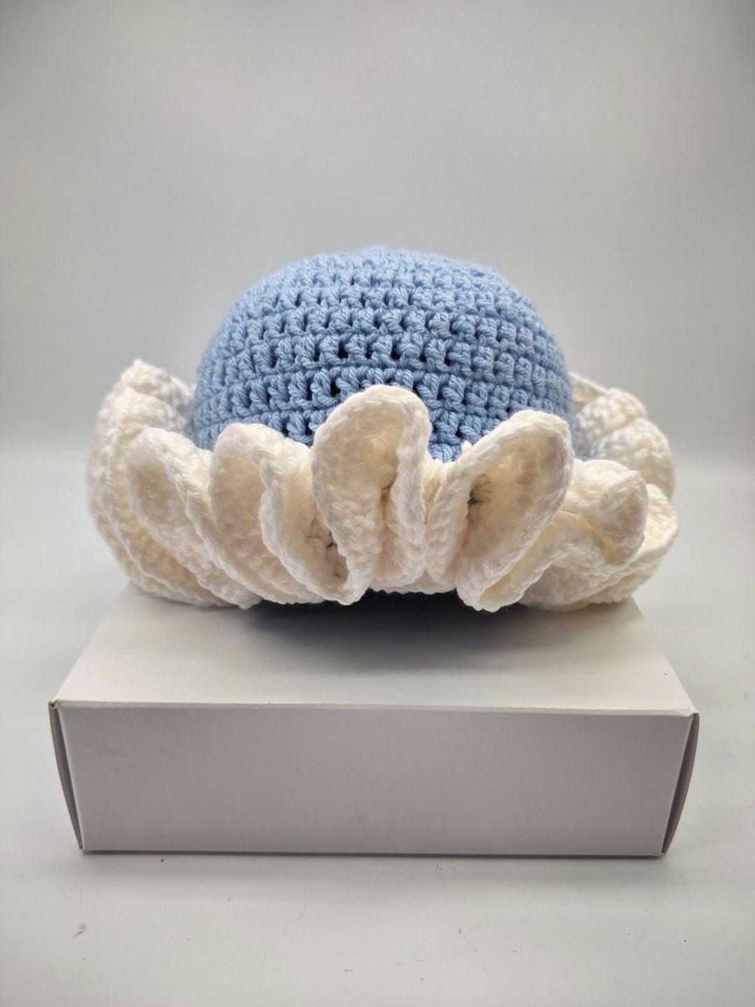 Crocheted Ruffle Hat Fashion Accessory Winter Wear Unique Stylish ...