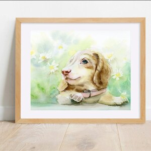 Custom Watercolor Pet Portrait: Hand-Painted Dog or Cat Memorial Gift