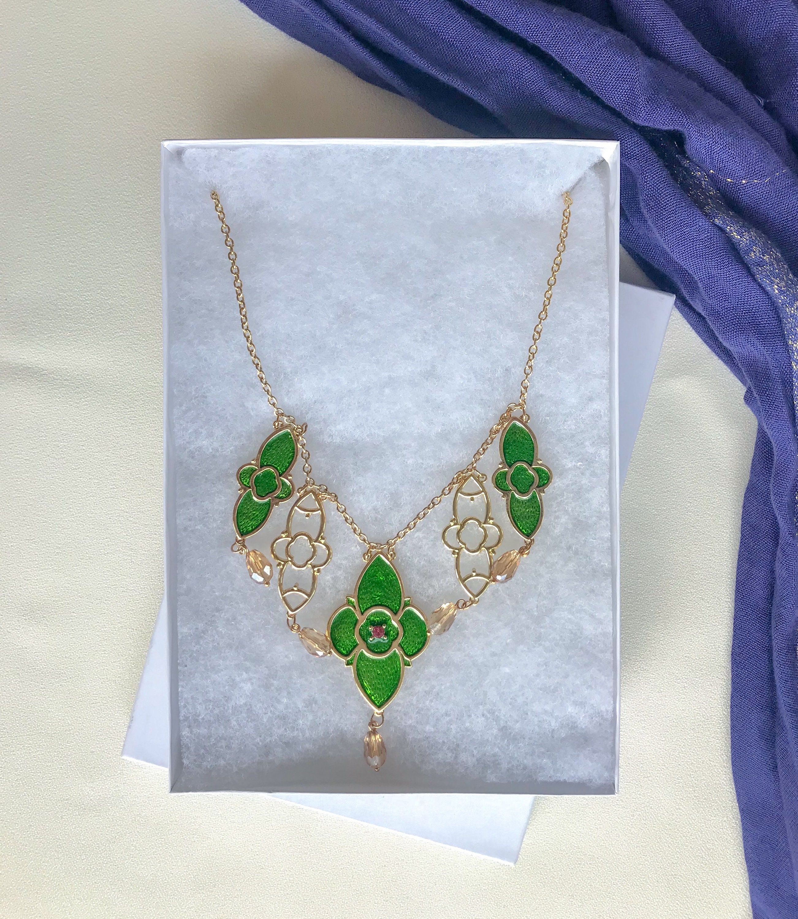 Jasmine New Aladdin Movie 2019 Necklace Earrings Set Cosplay