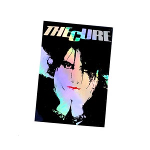 The Cure Sticker - Robert Smith Sticker - Goth Sticker - The Cure Bumper Sticker - Vintage The Cure Sticker