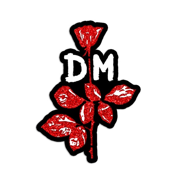 Glitter Depeche Mode Sticker - Depeche Mode Violator Sticker