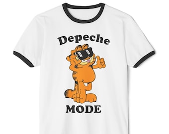 Cool Cat Depeche Mode Ringer T-Shirt - Depeche Mode Shirt