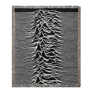 Joy Division Blanket - Joy Division Woven Throw Blanket - Unknown Pleasures