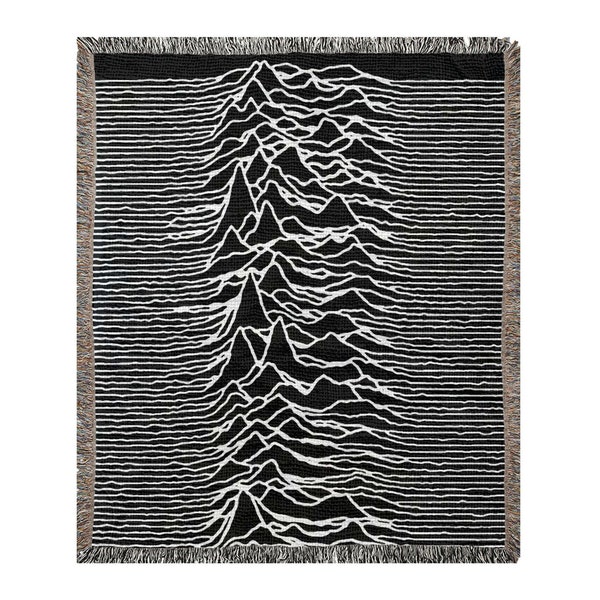 Joy Division Blanket - Joy Division Woven Throw Blanket - Unknown Pleasures