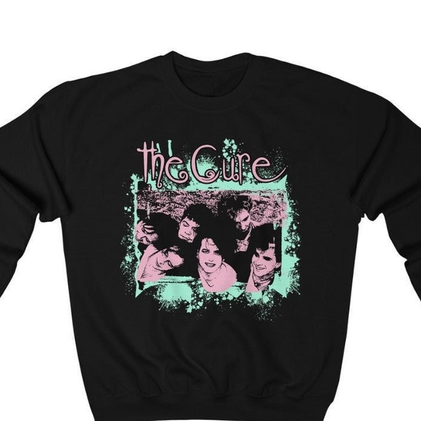 Retro 80s The Cure Sweatshirt - The Cure Hoodie - The Cure Shirt - The Cure T-Shirt - Robert Smith