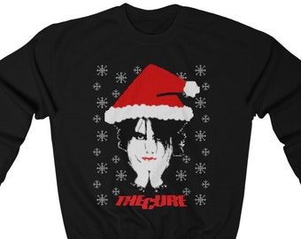 The Cure Christmas Sweater Sweatshirt - The Cure Sweatshirt - Robert Smith - The Cure Hoodie