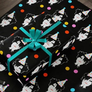 The Cure Birthday Wrapping Paper - The Cure Party Gift Wrap - Goth Robert Smith Wrapping Paper