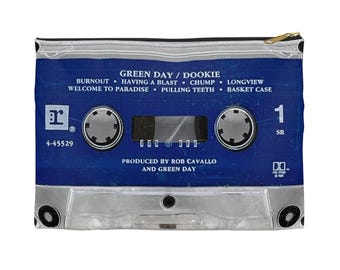 Estuche con cremallera para cintas de casete de Green Day