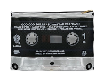 Estuche con cremallera para cintas de casete de Goo Goo Dolls