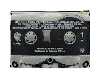 Estuche con cremallera para casete de los Red Hot Chili Peppers