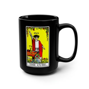 The Cure Mug - Robert Smith Mug - Goth Mug - The Cure Coffee Cup - The Cure Tarot Mug