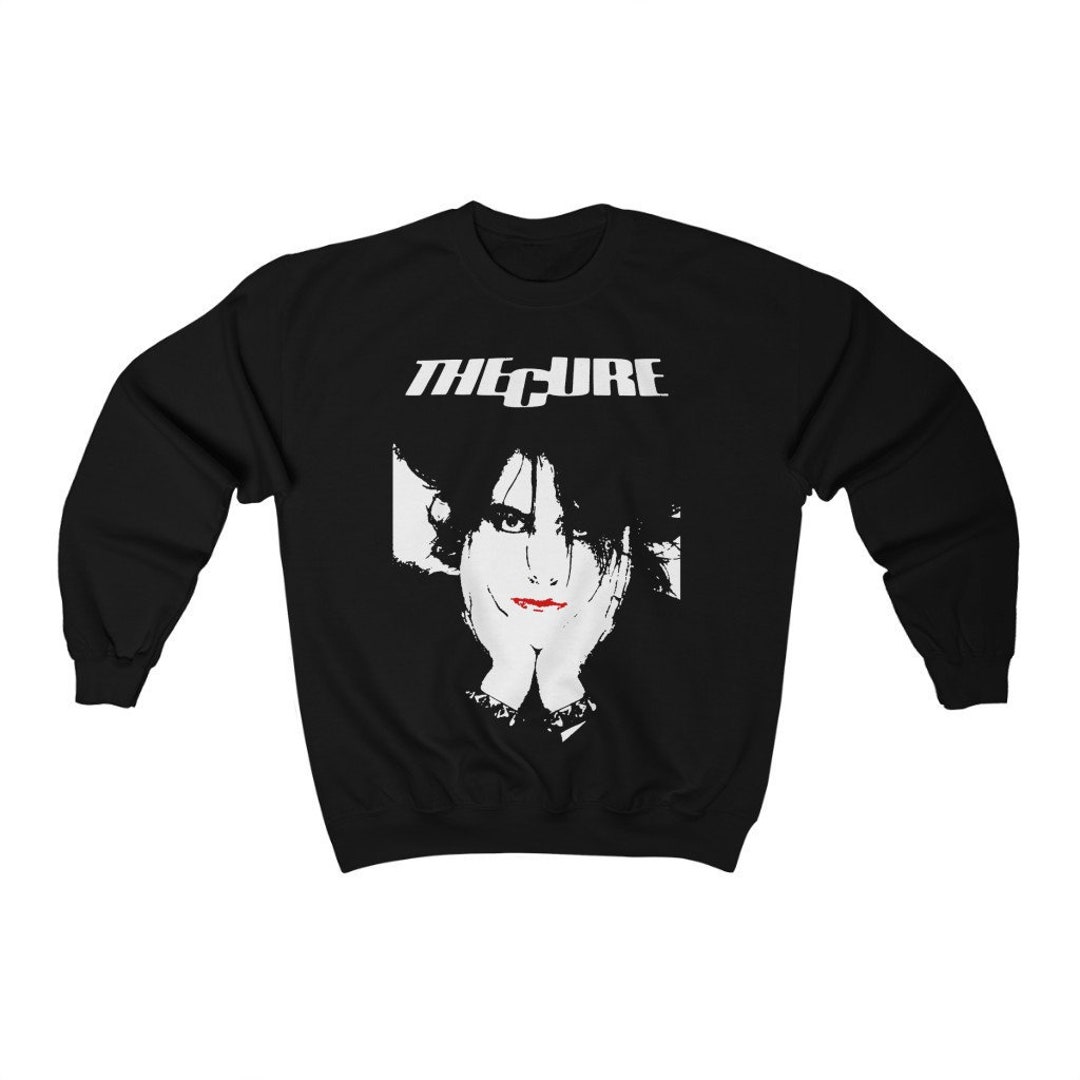 The Cure Sweatshirt
 The Cure Sweatshirt the Cure Hoo Robert Smith Vintage Cure Shirt the