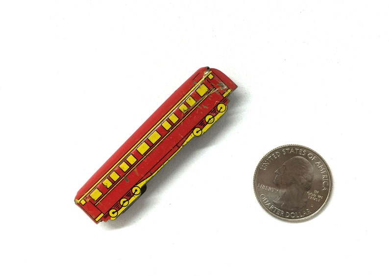 1931 Cracker Jacks Prize Locomotive Lithograph Vintage 1930/'s Cracker Jack Litho Tin Train Model Train Tin Toy