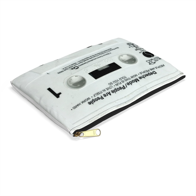 Depeche Mode People are People Cassette Tape Zipper Pouch Depeche Mode Zipper Pouch