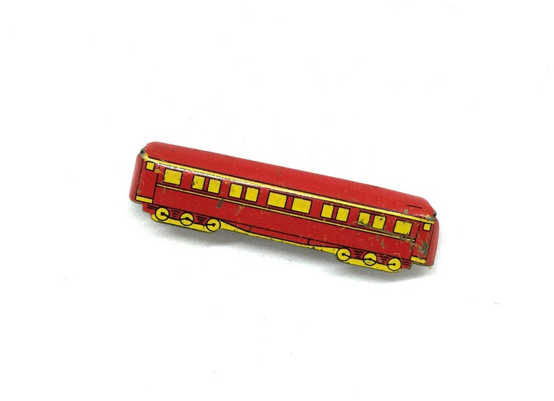 1931 Cracker Jacks Prize Locomotive Lithograph Vintage 1930/'s Cracker Jack Litho Tin Train Model Train Tin Toy