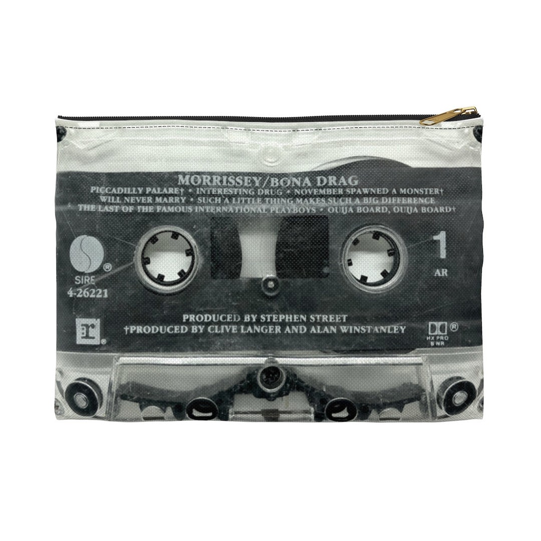 Morrissey Zipper Pouch Morrissey Bona Drag Cassette Tape Zipper Pouch