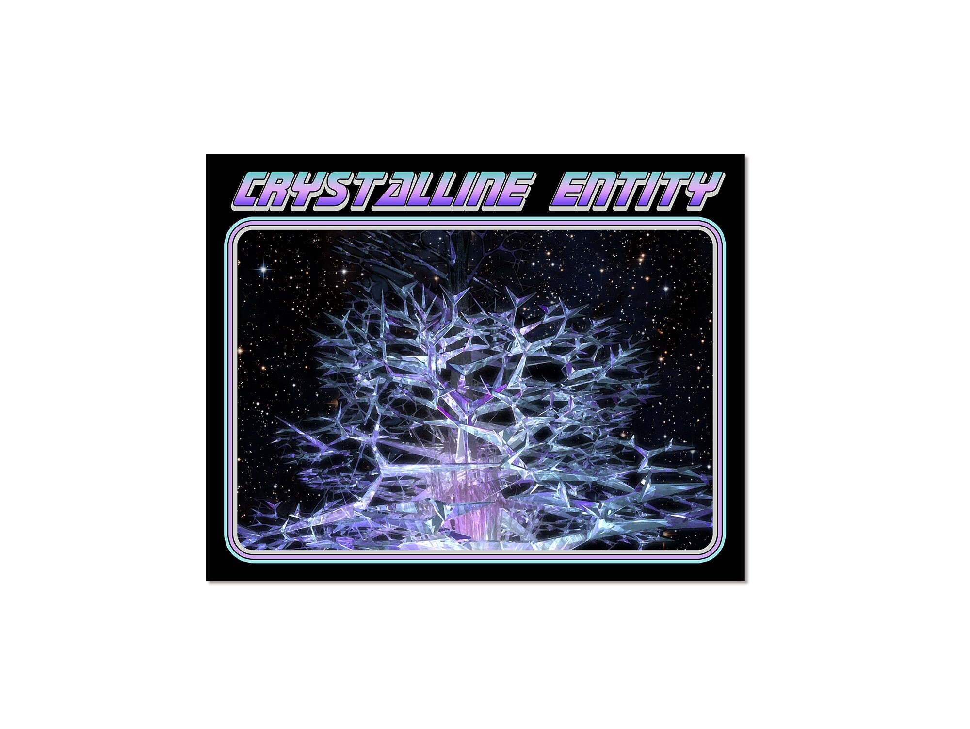 Holographic Crystalline Entity Sticker Star Trek Sticker Etsy