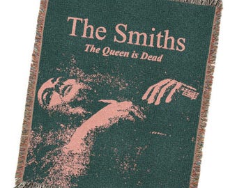 The Smiths The Queen is Dead Woven Cotton Blanket