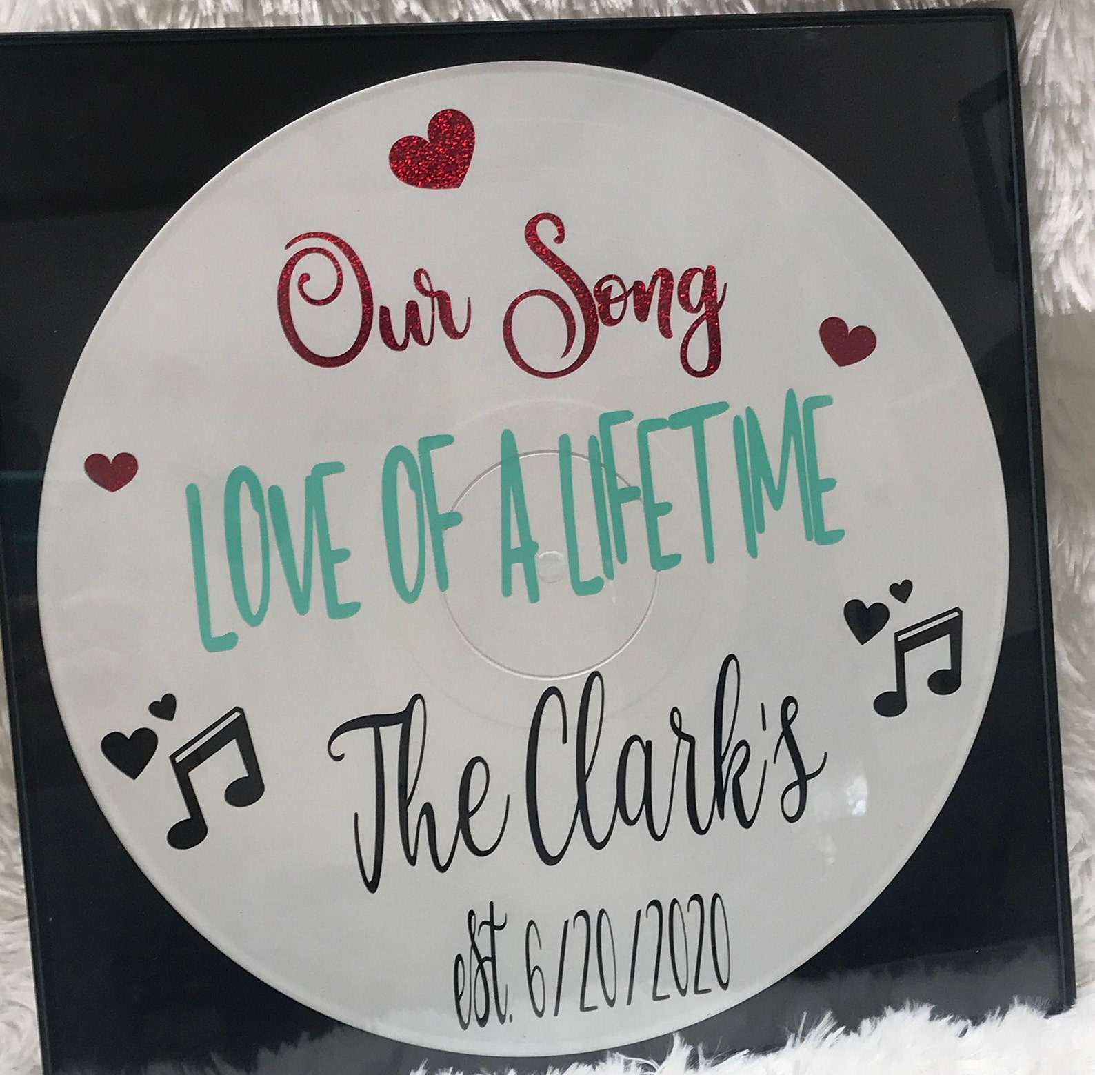 Our Song Wedding Gift Song Décor Personalized Custom Etsy