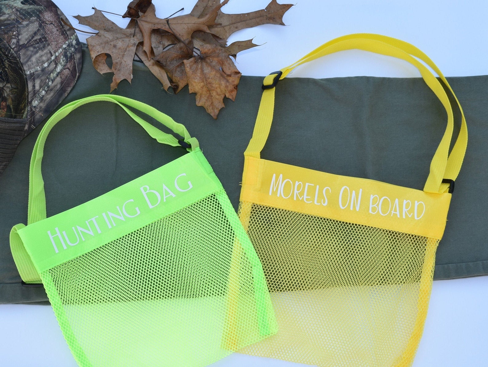 Morel Mushroom Collecting Mesh Hunting Bag Etsy