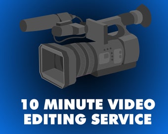 Videobearbeitungsdienst (10 Minuten)