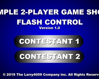 Simple 2-Player Game Show Flash Control