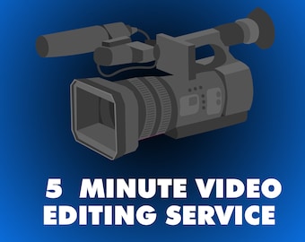 Videobearbeitungsdienst (5 Minuten)