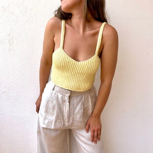 Pastel yellow tube top hot sale