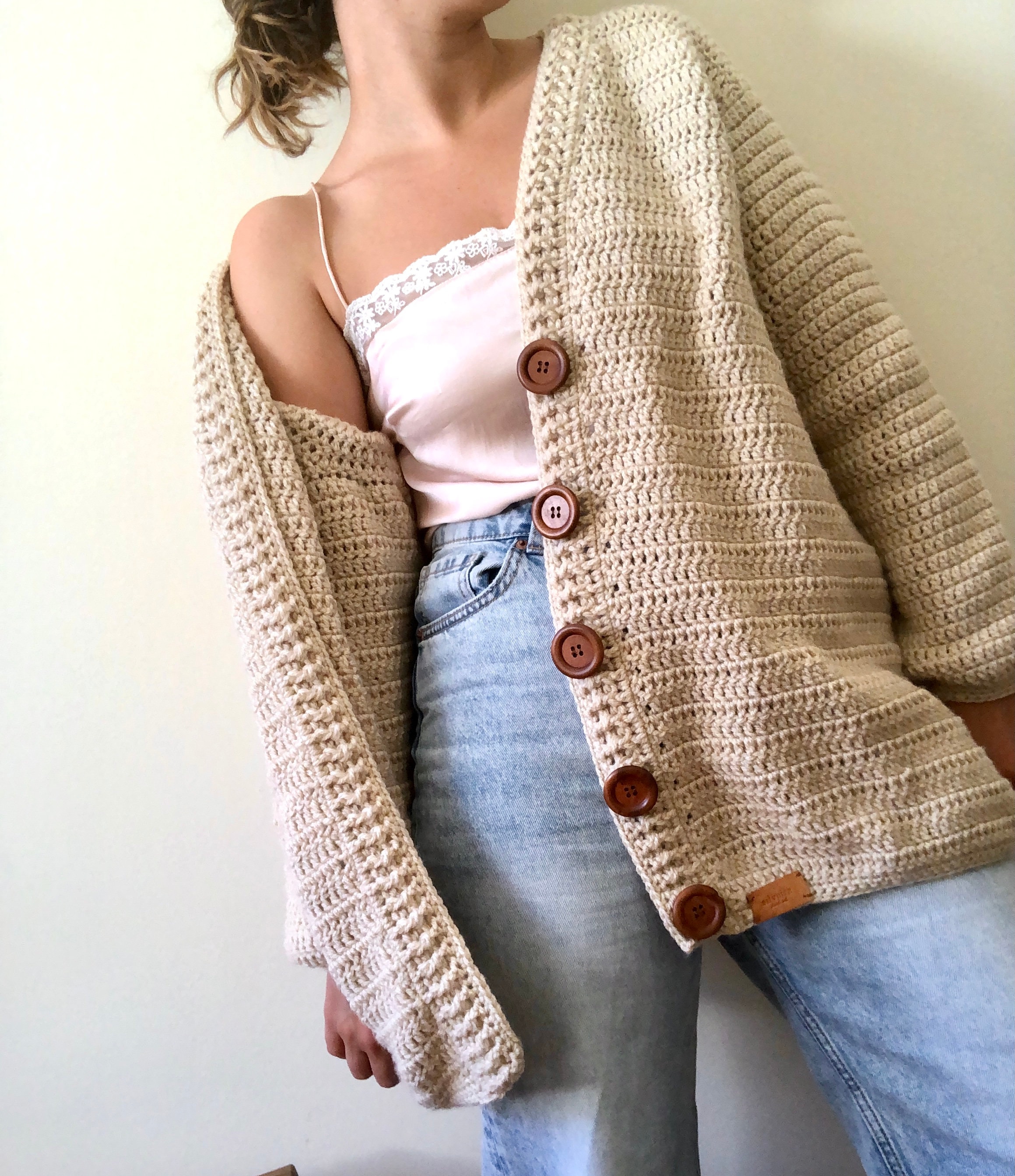 Oversize Cardigan Women, Beige Cardigan, Cottagecore Oversize Cardigan Women, Beige Cardigan, Cottagecore
