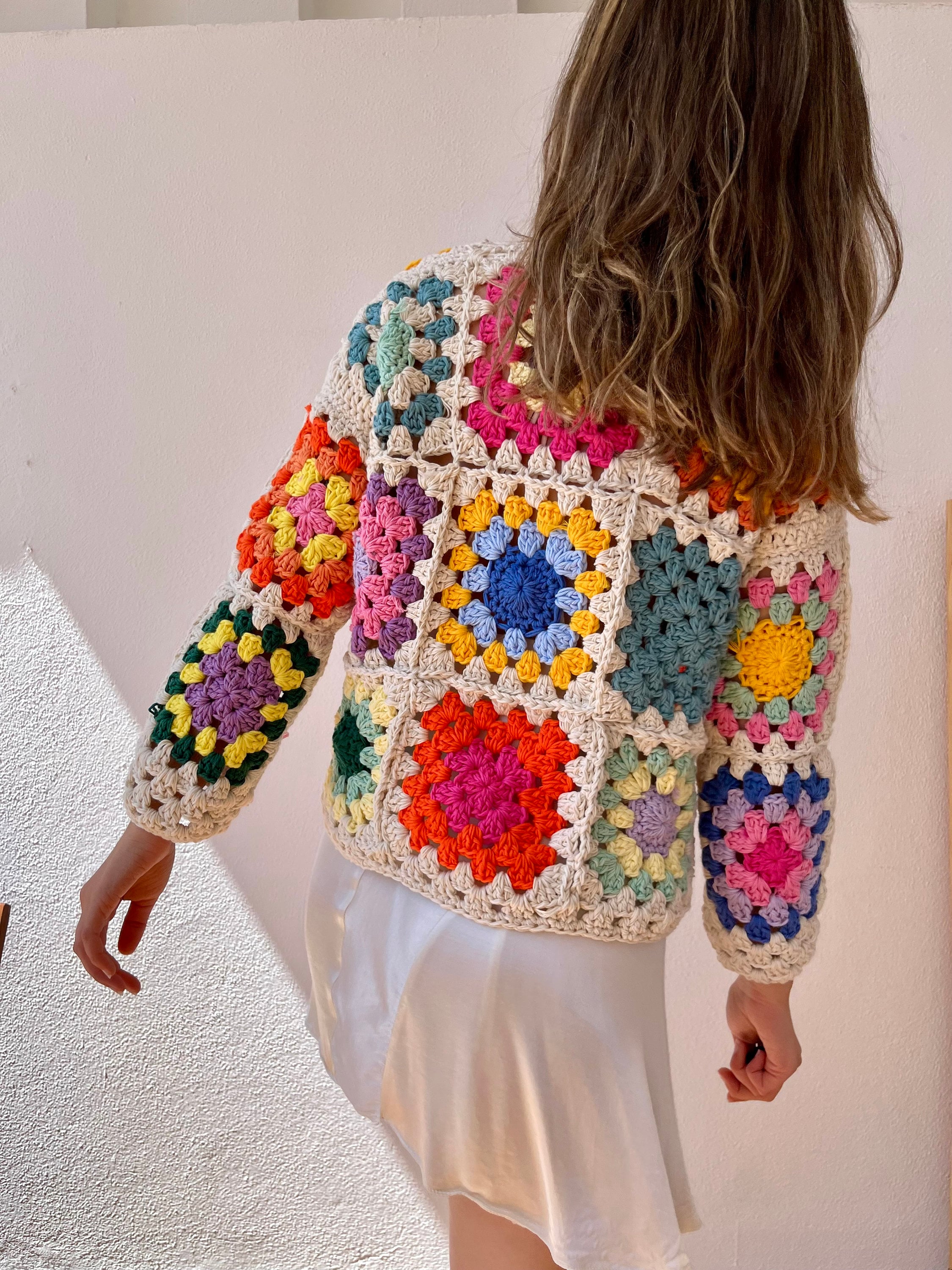 Santa Monica - used  ＊  flower knit cardigan il_1080xN.5039924984_2rib.jpg