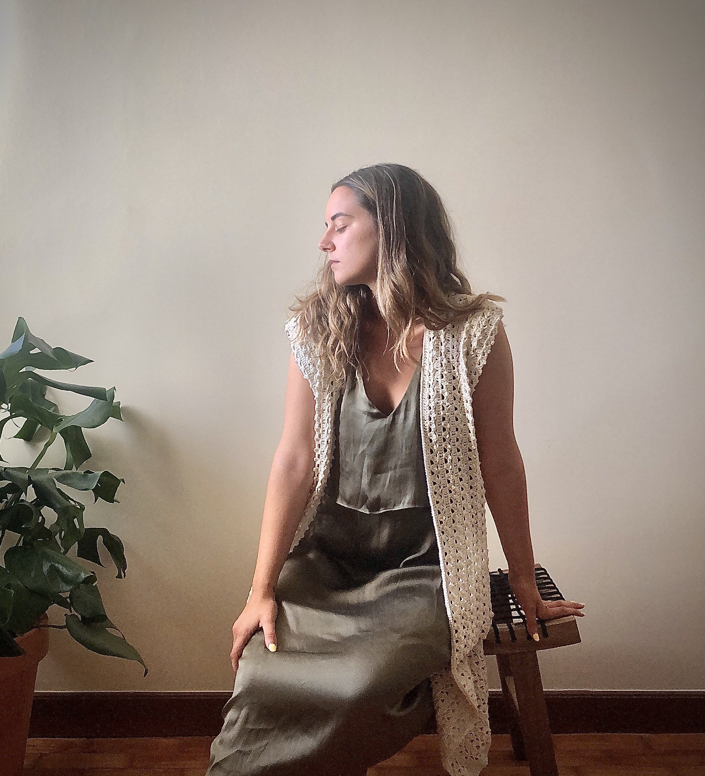 Gilet Donna Boho Senza Maniche A Uncinetto - Cardigan Ippie Stile Cavo - Foto 8