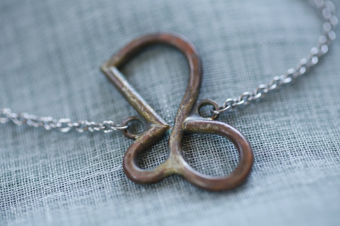 Copper Insignia Pendant Etsy