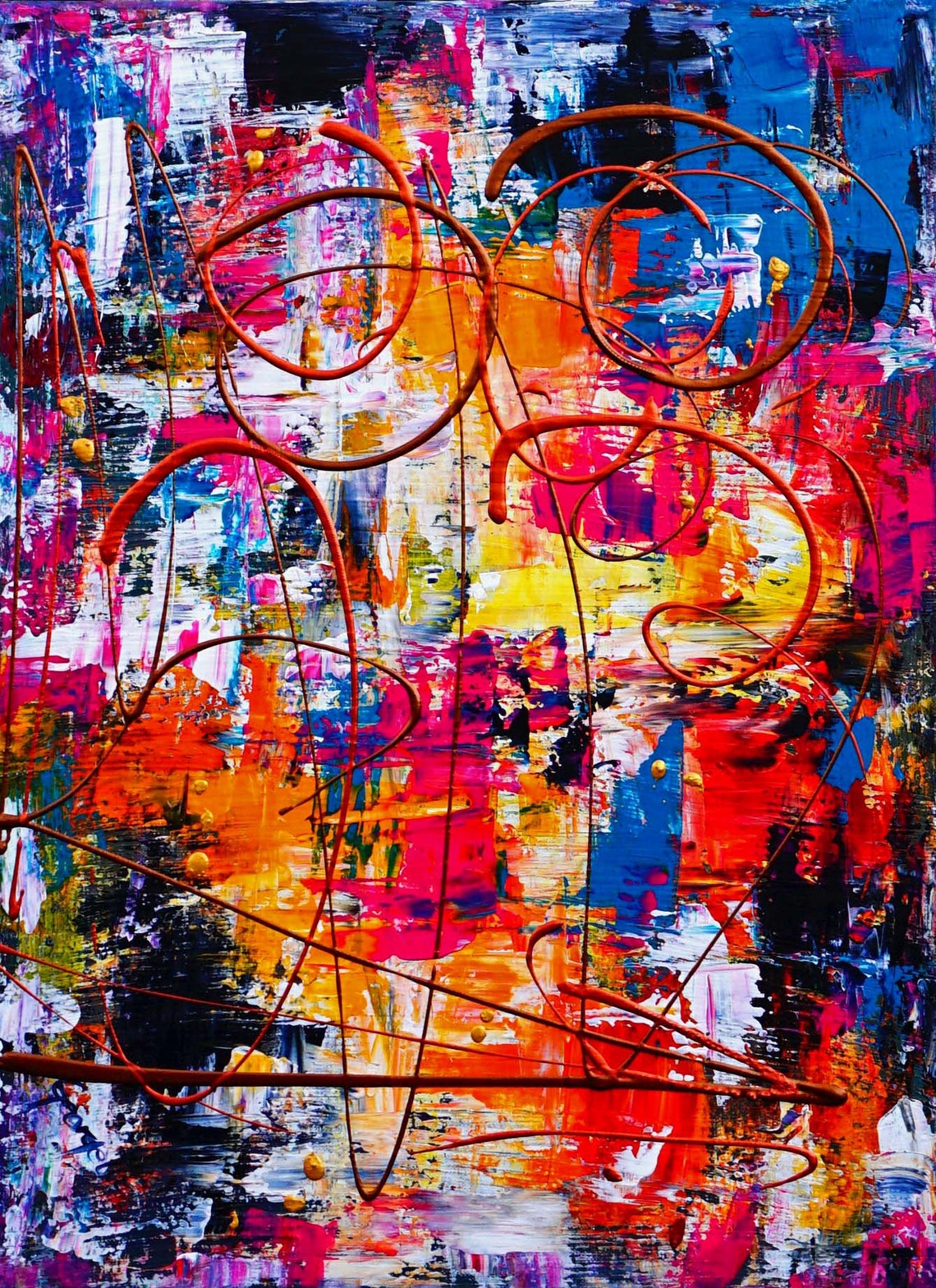 Large Abstract Acrylic Painting Original Painting on Canvas Etsy Canada