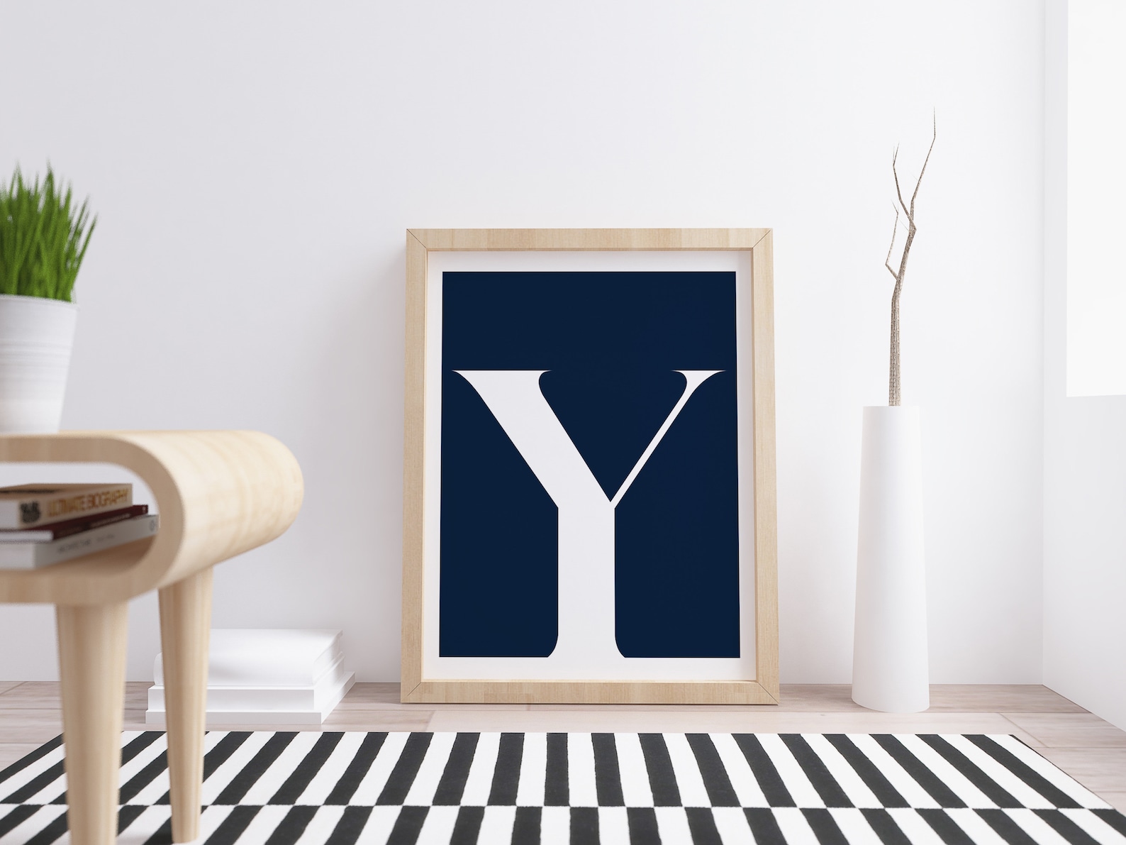 Letter y, Printable Initial, Art Poster, Typography Poster, Wall Art