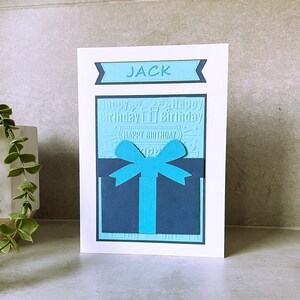 Tarjeta de cumpleaños personalizada con titular de tarjeta de regalo / Hecho a mano / Vendedor del Reino Unido
