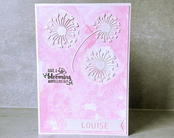 Blooming Marvellous Personalised Birthday Card | Handmade | UK Seller.