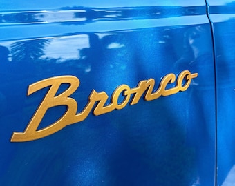Ford Bronco Painted Script Emblems (venduto in coppia)