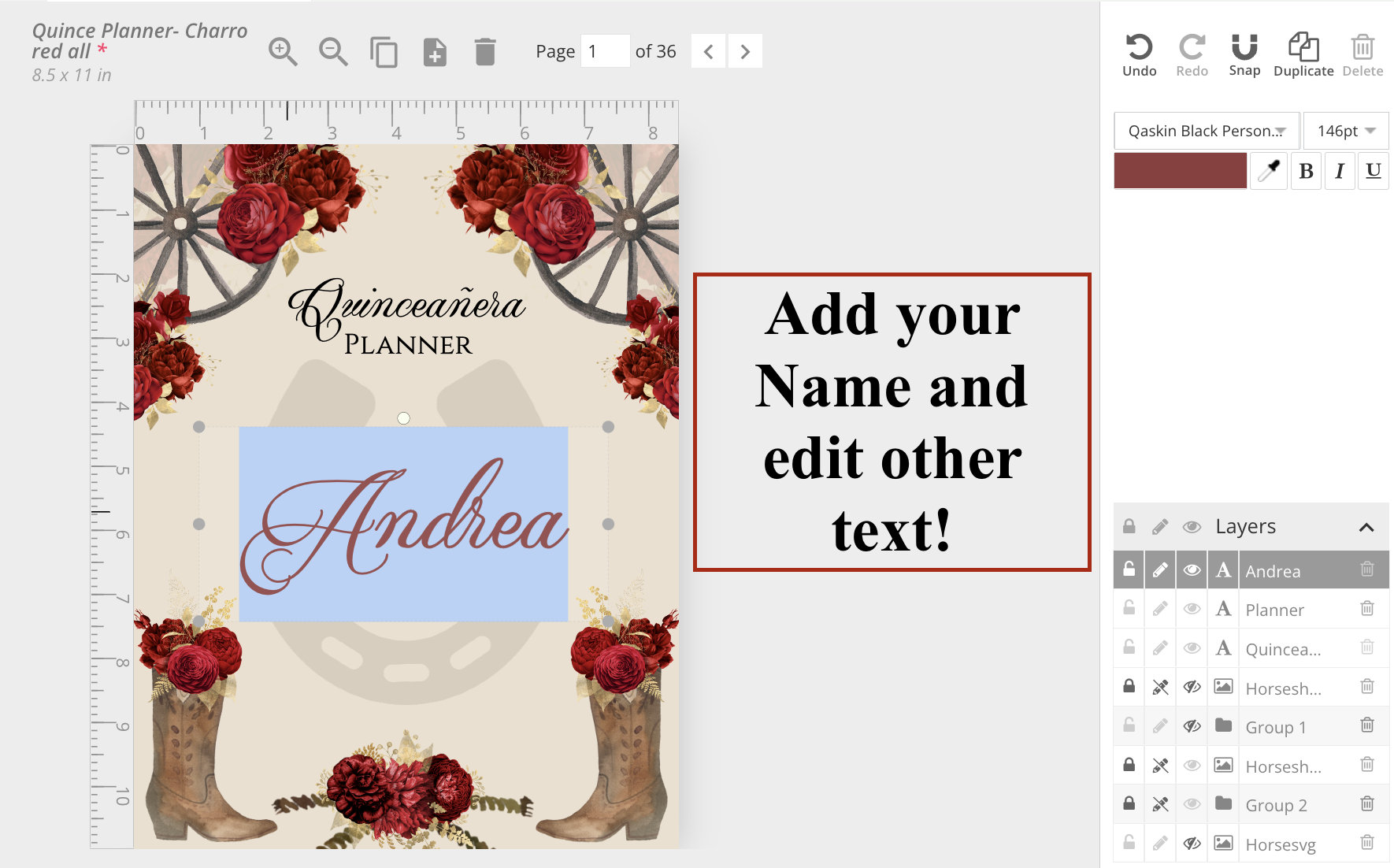 Blue Quinceanera Planning Book, Quinceanera Timeline Printable, Quinceanera Checklist ...